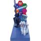 Présentoir de 36 Stylos bille iZee 4 couleurs BXC470. Coloris assortis