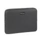 Housse PC 13P GOMME NOIRE CASAWORK Intérieur en néoprene noir. 34x25x2,5 cm. Coloris: Gomme Noire