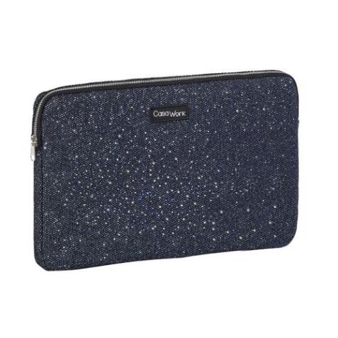 Housse PC 15P PRECIOUS CASAWORK. Matière mesh. Intérieur en néoprene noir. 38,5x26x4,5 cm.