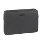 Housse PC 15P GOMME NOIRE CASAWORK. Intérieur en néoprene noir. 38,5x26x4,5 cm. Coloris : Noir