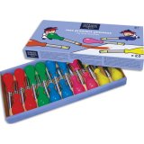 Schoolpack de 20 pinceaux - mes premiers pinceaux - couleurs assorties