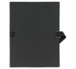 Chemise extensible Varia 2230, recouverte de papier grainé Noir