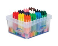 Classpack crayons a la cire cera maxi giotto forme ronde  11mm 10cm 96 unites coloris   assortis