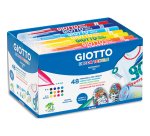 Classpack feutres decor textil giotto couleurs        permanentes et lavables       fixation au fer chaud 48