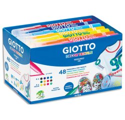 Classpack feutres decor textil giotto couleurs        permanentes et lavables       fixation au fer chaud 48