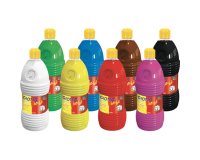 Gouache be be giotto non poreuses 1l 8 flacons coloris assortis