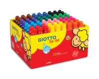 Classpack crayons de couleur maxi be be giotto 10cm mine   7mm 72 unites et 3 tailles    crayons offerts coloris