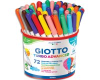 Feutre coloriage giotto turbo advanced pot de 72
