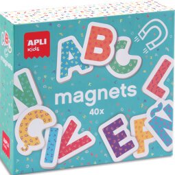 Jeu de magnets 'ABC lettres', 40 magnets