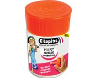 P'tit pot cleopatre colle adhesive transparente         hypoallergenique 50 gr        pinceau integre