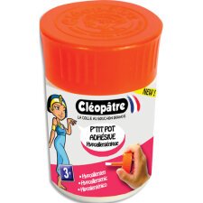 P'tit pot de colle adhésive hypoallergénique 50 g avec pinceau intégré Cléopâtre