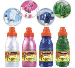 Gel paillete cleopatre nefertari decor tous supports bouteille 250ml coloris       pastel assortis lot 4 unites