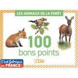 Boîte de 100 bons points thèmes animaux de la forêt