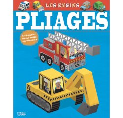 Mes premieres creations en pliage editions lito modele   les engins 6 vehicules