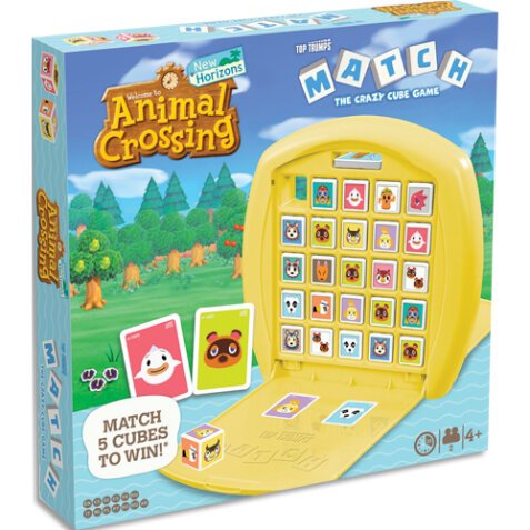 Jeu de société Animal Crossing - Jeu de stratégie - Aligner 5 cubes identiques pour gagner