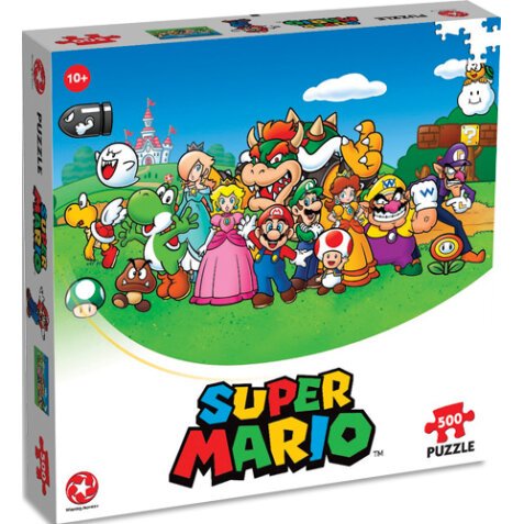 Puzzle de 500 pièces avec Mario et ses amis.