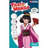 Pochoir Trace Manga pour apprendre à tracer facilement des personnages Manga ''Himeko''