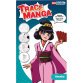 Pochoir Trace Manga pour apprendre à tracer facilement des personnages Manga ''Himeko''