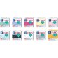 Lot de 10 pains 57 gr FIMO EFFET PIERRES PRECIEUSES - coloris assortis - cuisson à 110°C