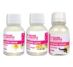 Lot parfums pour savon graine creative 3 unites monoi fleur d'oranger et vanille