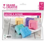 Lot savon a mouler graine creative 100g 6 unites        coloris assortis