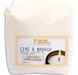Cire vegetale a bougies graine creative 1kg