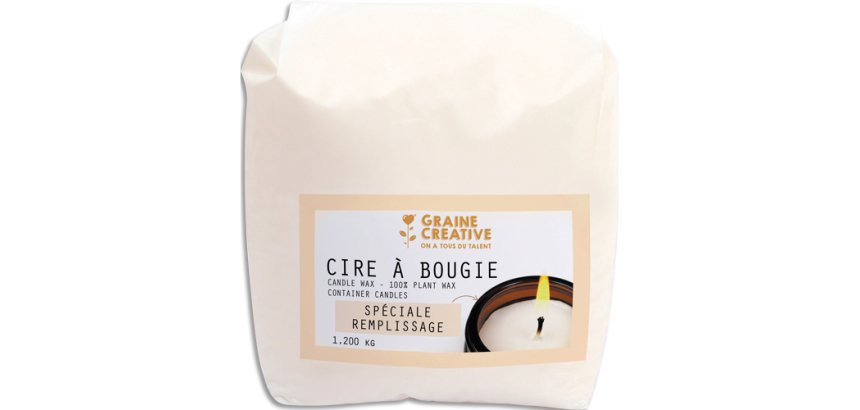 Cire vegetale a bougies graine creative 1kg