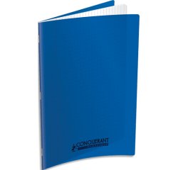 Cahier conquerant poplypropylene  indechirable  et lavable papier velin extra 24x32 cm 60 pages seyes