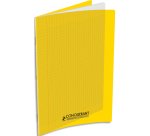 Cahier conquerant poplypropylene  indechirable  et lavable papier velin extra 24x32 cm 60 pages seyes