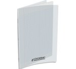 Cahier conquerant poplypropylene  indechirable  et lavable papier velin extra 24x32 cm 60 pages seyes