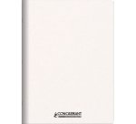 Cahier conquerant personnalisable agrafe 240x320mm 96 pages reglure unie 90g couverture   carte brut