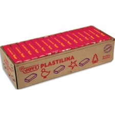 Plastilina, boîte de 15 x 350 grammes de pâte à modeler végétale couleur rubis
