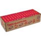 Plastilina, boîte de 15 x 350 grammes de pâte à modeler végétale couleur rubis