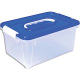 Lot de 6 coffres de rangement scolaires pour pâte à jouter, autodurcissante, accessoires