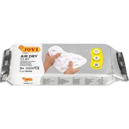 Air Dry, sachet de pâte autodurcissante 500 grammes couleur blanc