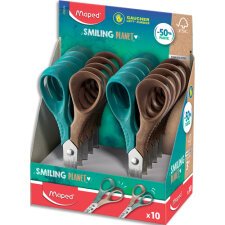 Ciseaux gauchers bouts ronds Maped Vivo Smiling Planet 12 cm - Pack de 6 en présentoir