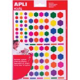 Gommettes 'Hexagone', en sachet