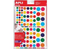 Gommette apli echenillees couleurs et formes assorties  6900 unites