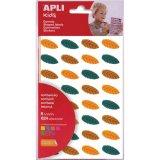 Gommettes 'Feuilles d'arbre', en sachet