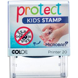 Tampon Printer 20 Protect Kids Microban, pour apprendre aux plus grands à se laver les mains