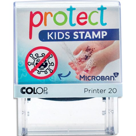 Tampon Printer 20 Protect Kids Microban, pour apprendre aux plus grands à se laver les mains