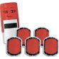 Boîte de 5 encriers rouge brave pour tampon Nio Emoji