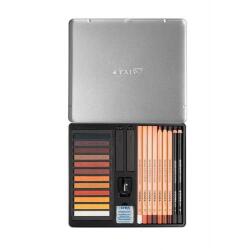 Boîte métal de 25 pièces BROWN TONES
