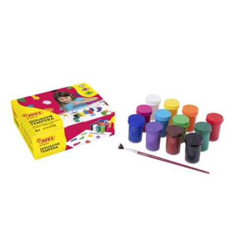 Gouache liquide - 12 x 15ml couleurs assorties