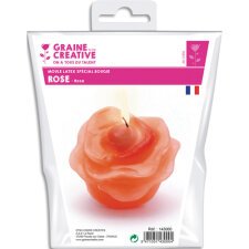 Moule en latex 4 cm forme de rose pour fabriquer des bougies