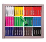 Baton gouache stick'color solide tous supports coloris  vifs assortis schoolpack 144  unites