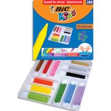 Plastidecor Craies de Coloriage - Couleurs Assorties, Classpack de 288