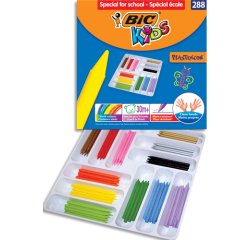 Craie coloriage bic kids plastidecor format special    ecole 288 unites