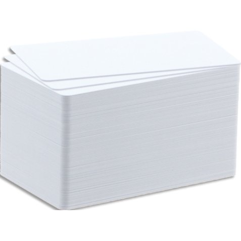 Badgy Pack de 100 cartes papier pour Badgy 100/200, épaisseur 0,76mm - 30 mil