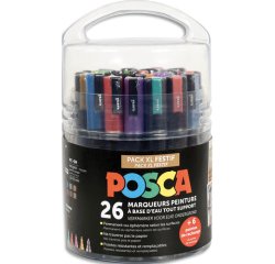 Marqueur à pigment 'Pack Educréatif Festif', set de 26